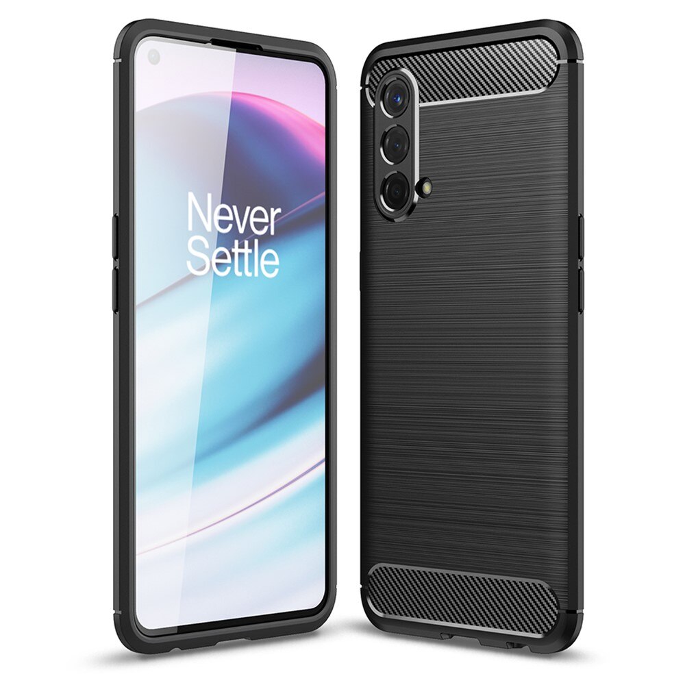 Hoesje TPU Brushed  OnePlus Nord CE 5G Zwart