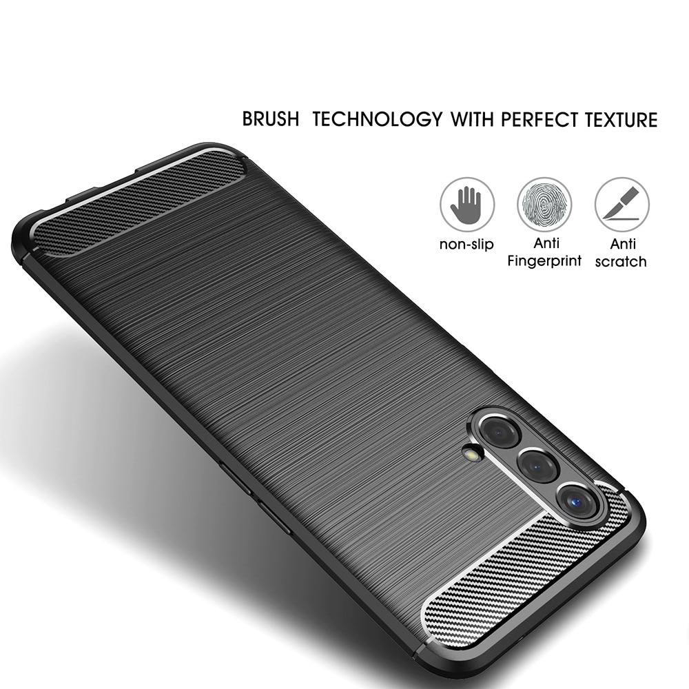 Hoesje TPU Brushed  OnePlus Nord CE 5G Zwart