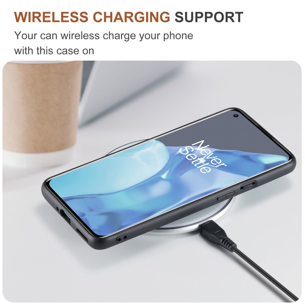 Magnetic Card Slots Case OnePlus 9 Pro Zwart