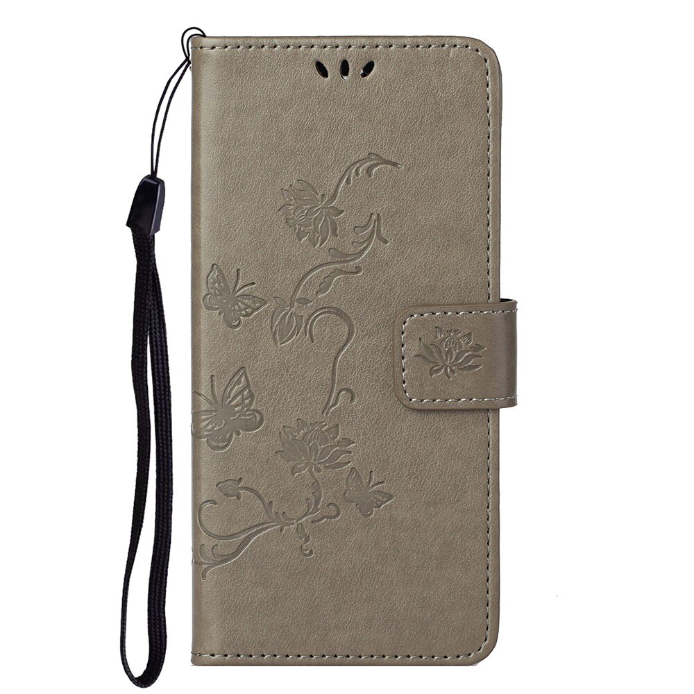  OnePlus Nord 2 5G Leren vlinderhoesje Grijs
