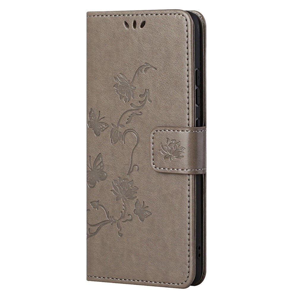  OnePlus Nord 2 5G Leren vlinderhoesje Grijs