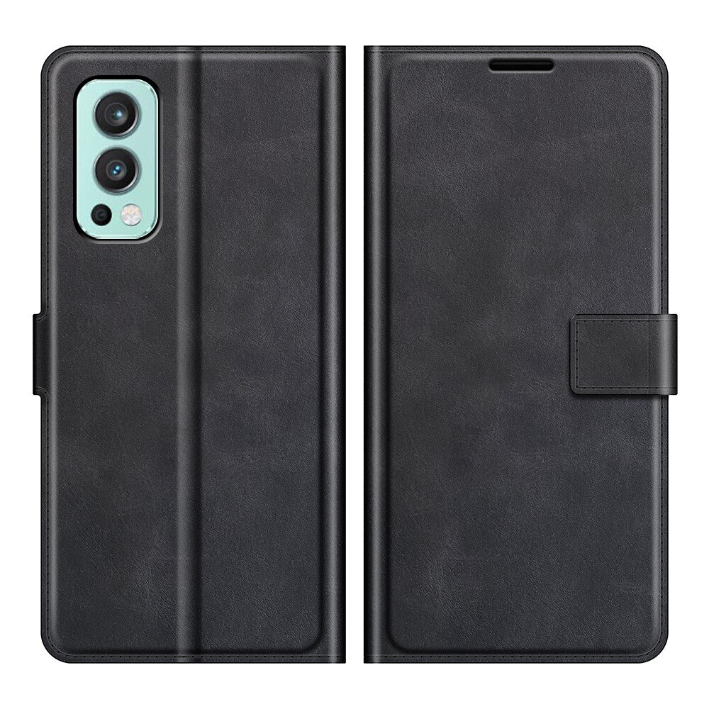 OnePlus Nord 2 5G Leather Wallet Zwart