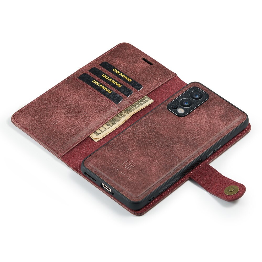 Magnet Wallet OnePlus Nord 2 5G Red