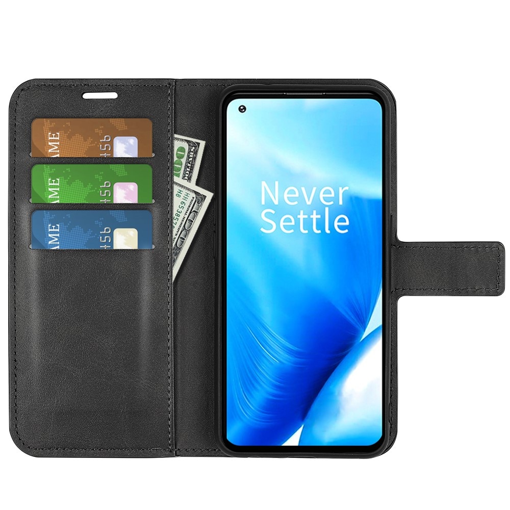 OnePlus Nord N20 Leather Wallet Zwart