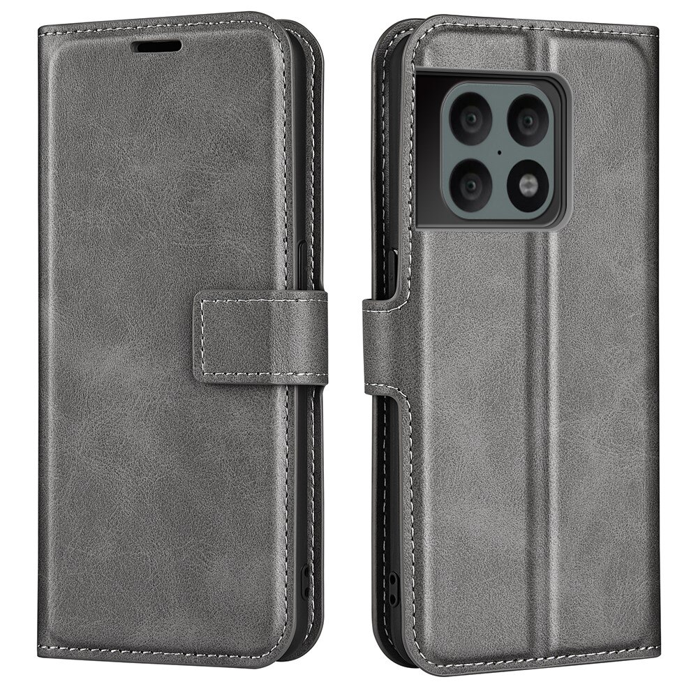 OnePlus 10 Pro Leather Wallet Grey