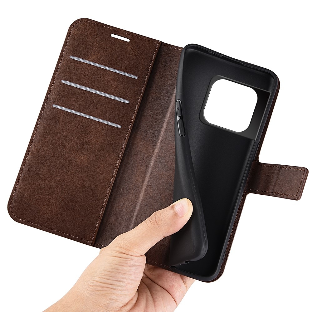 OnePlus 10 Pro Leather Wallet Brown
