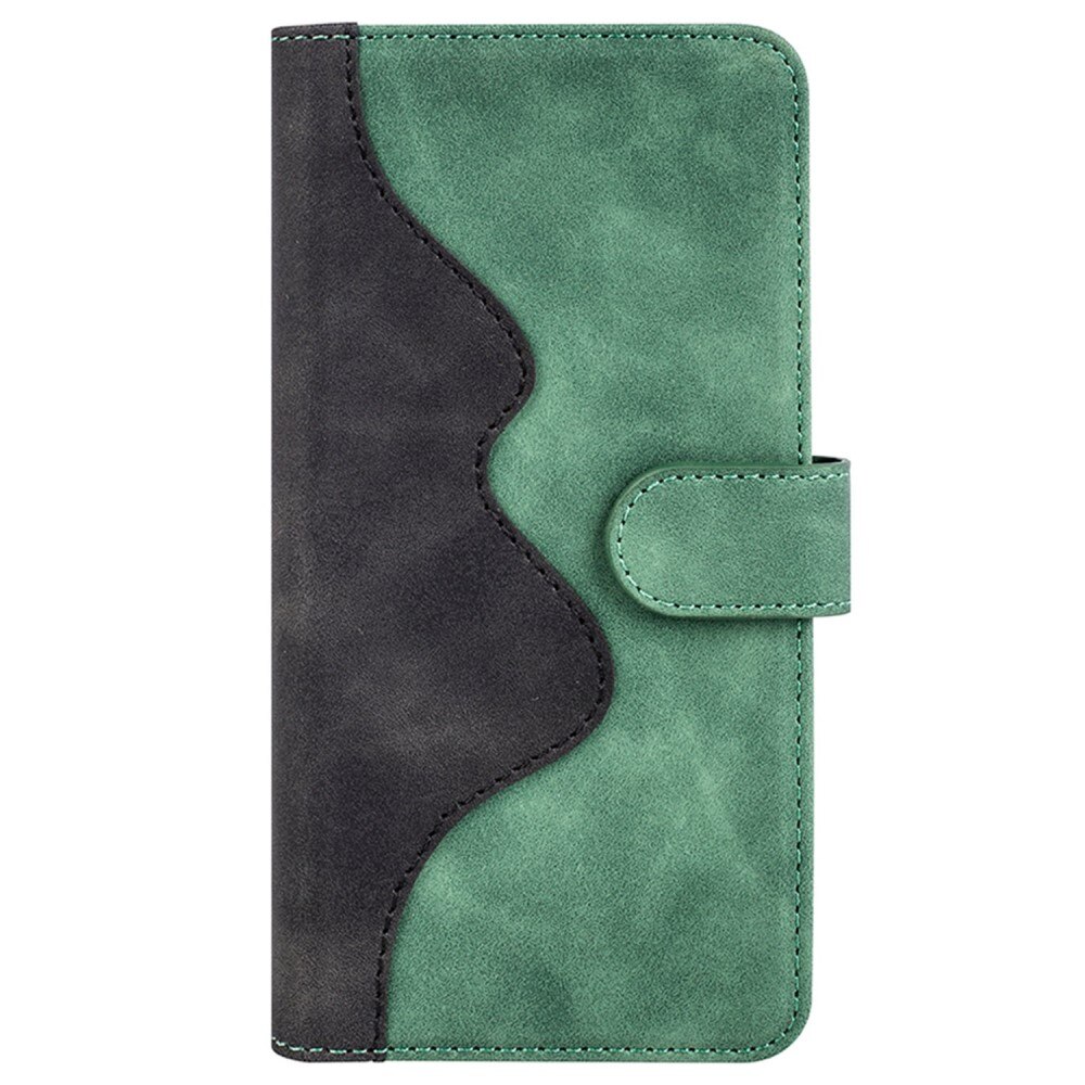 OnePlus Nord 2T 5G Color Splicing Book Cover Groente