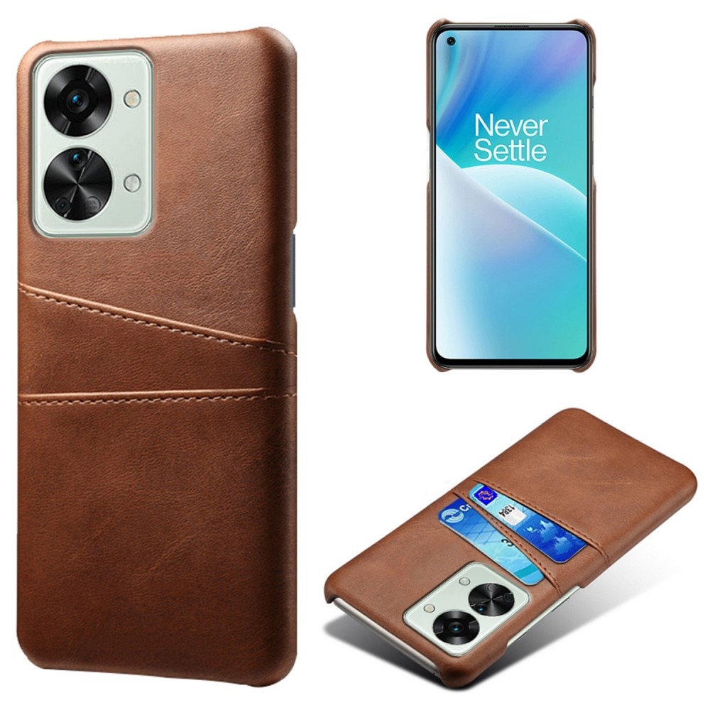 Cards Slot Case OnePlus Nord 2T 5G Bruin