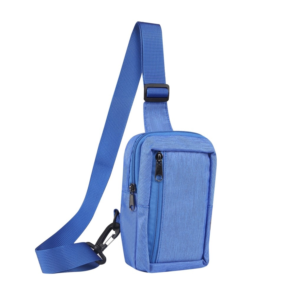 Kleine Crossbodytas Nylon, blauw