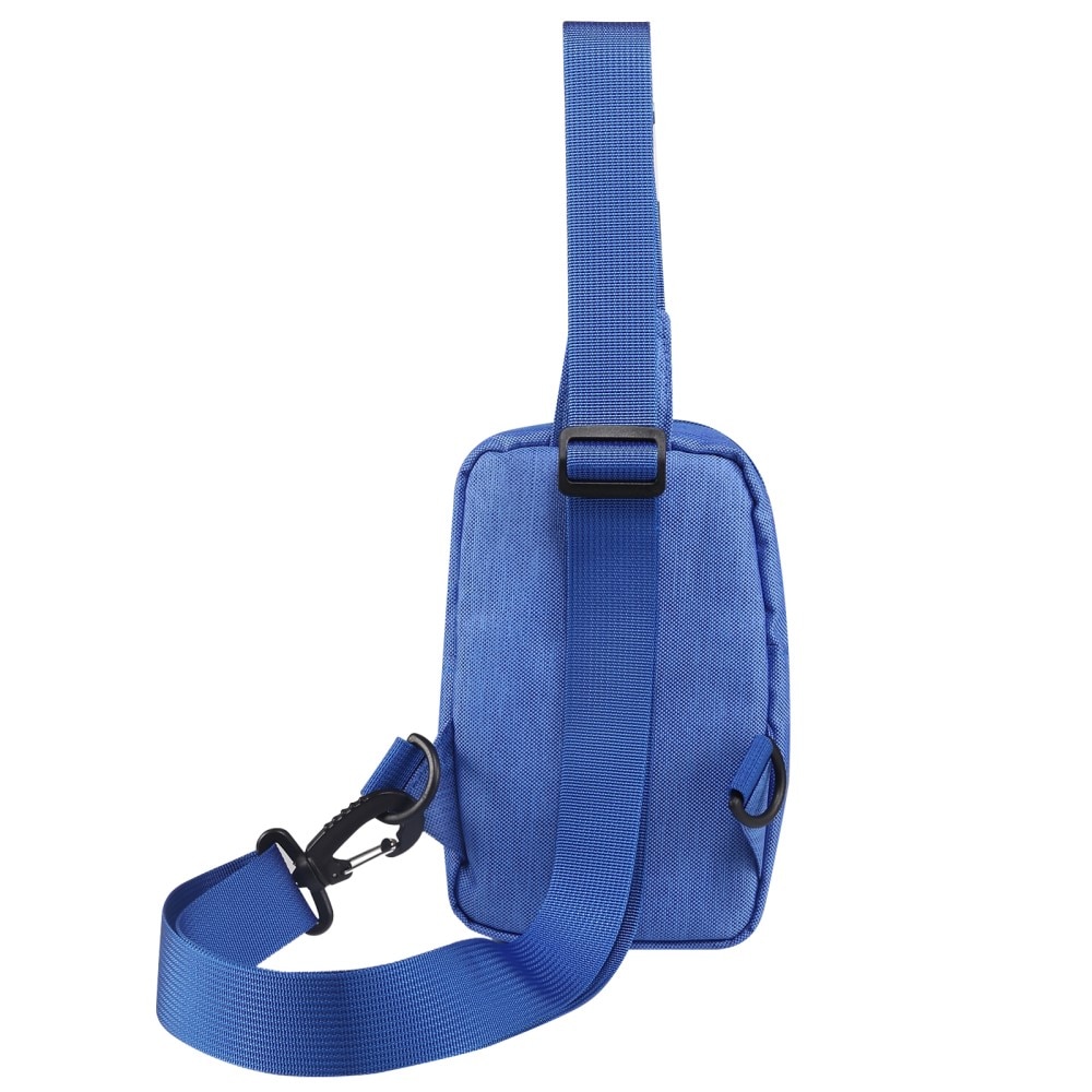 Kleine Crossbodytas Nylon, blauw