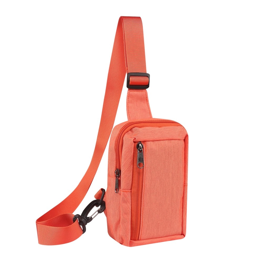 Kleine Crossbodytas Nylon, oranje