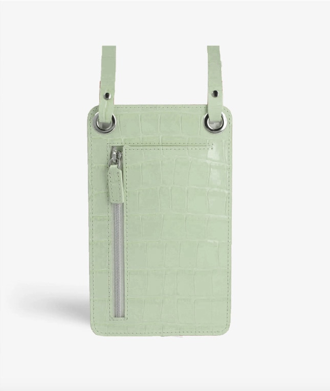 Smart Crossbody Tas Croco Teal