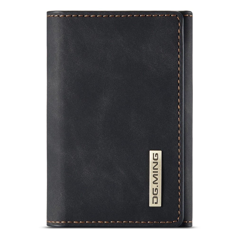 Leren hoesje Bookcover Zwart