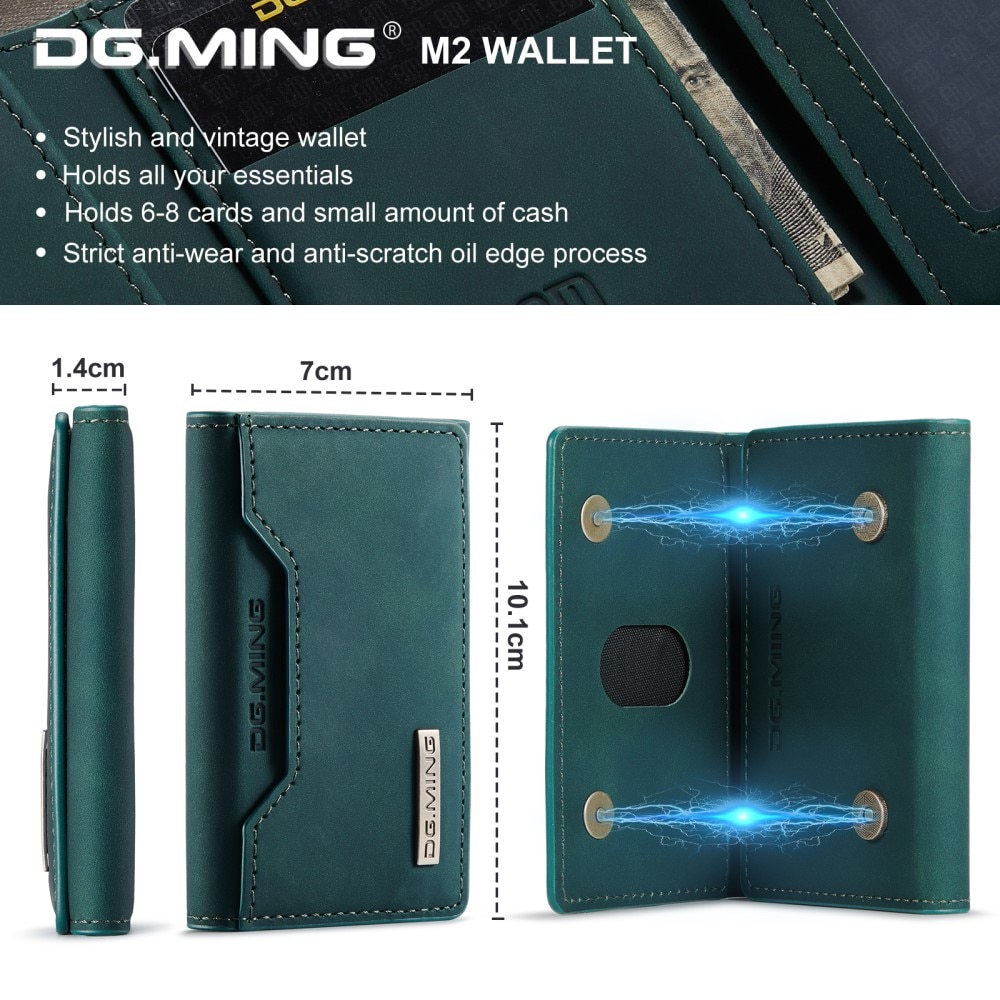 Bookcover hoesje met card slots Groen