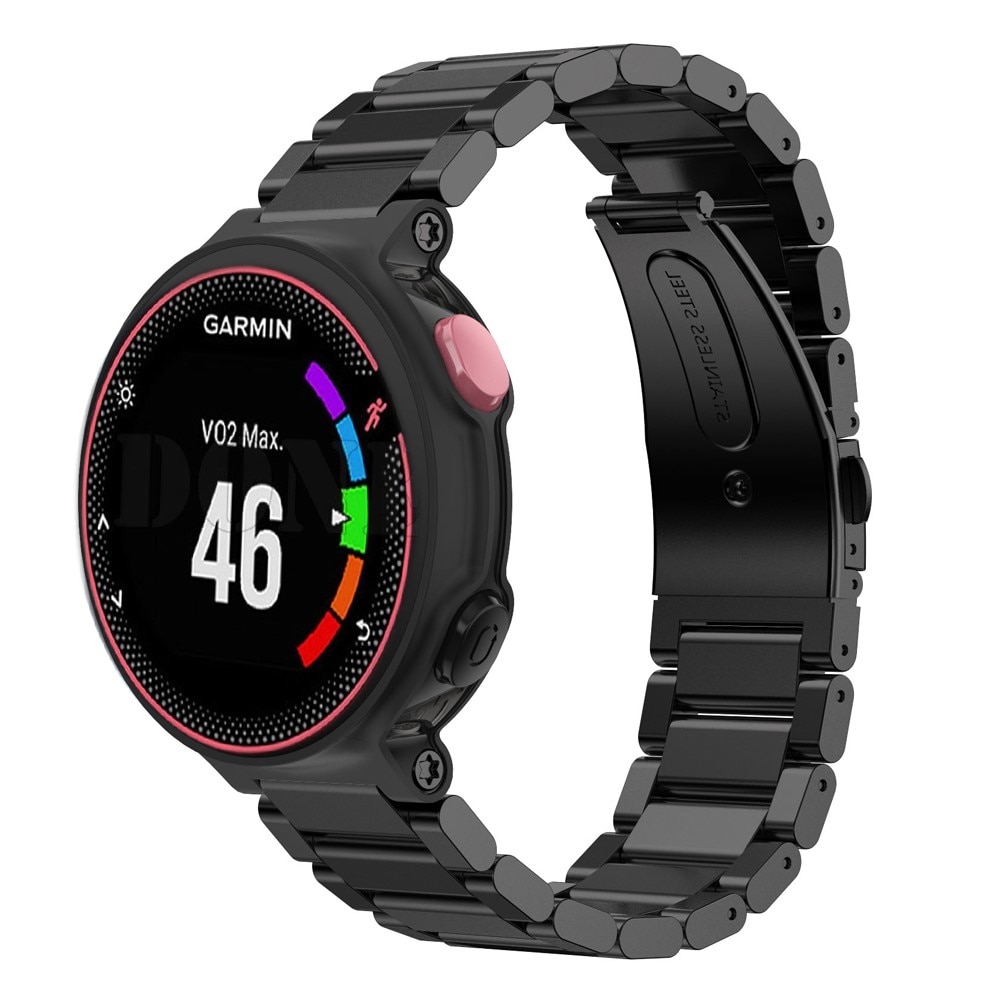 Garmin Forerunner 235/735XT Metalen Armband Zwart