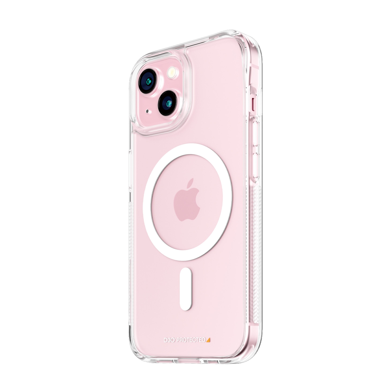 iPhone 15 Hardcase D3O MagSafe Transparant