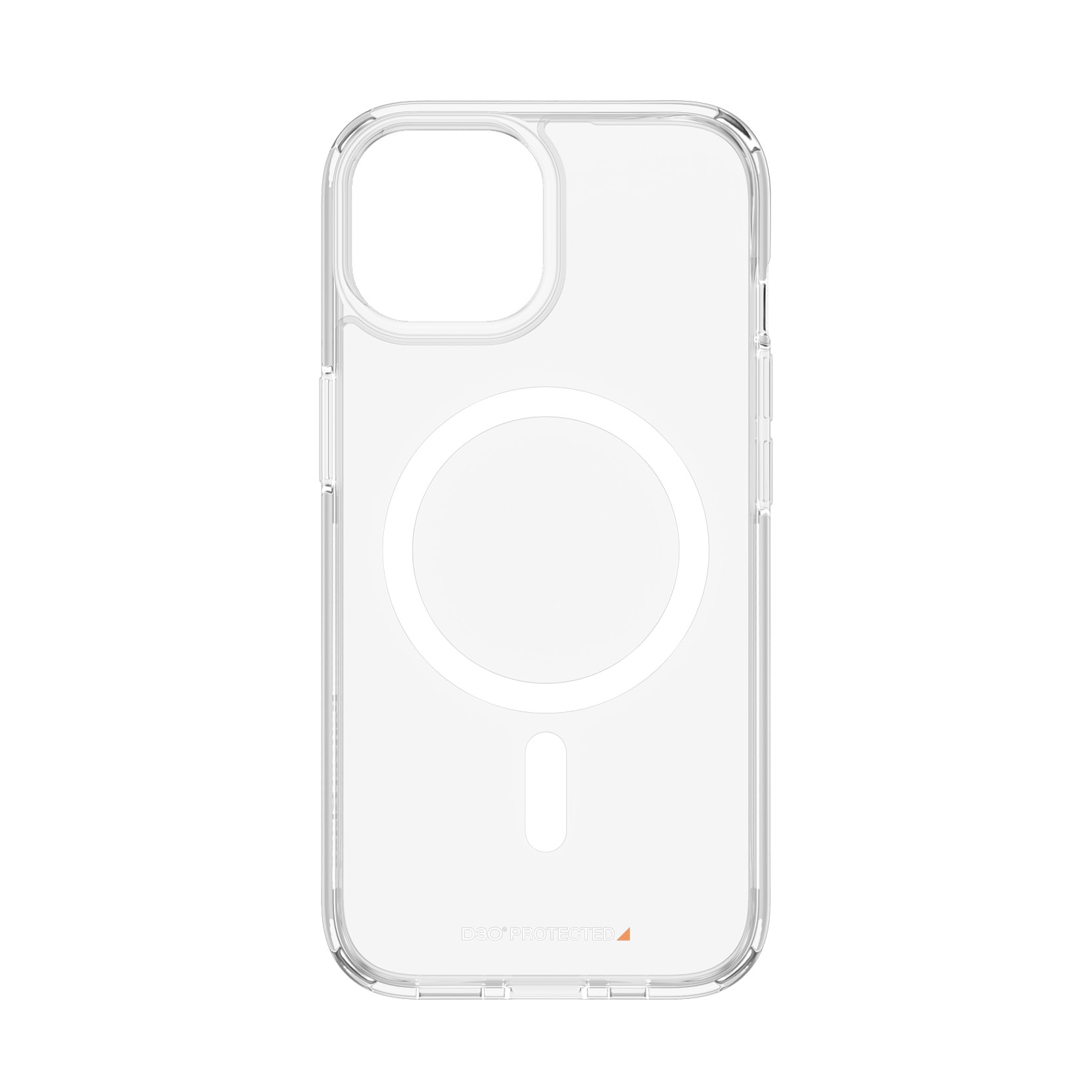 iPhone 15 Hardcase D3O MagSafe Transparant