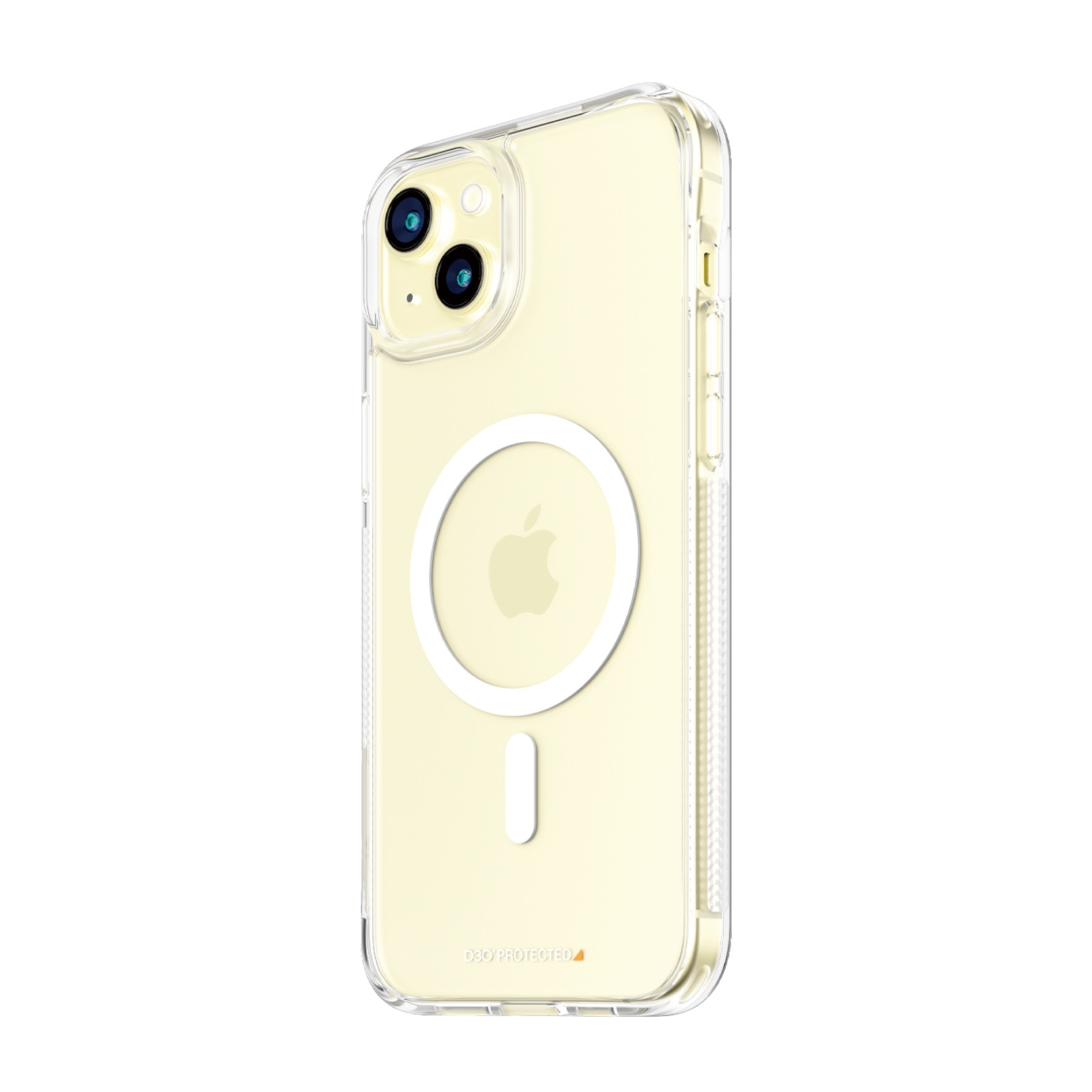 iPhone 15 Plus Hardcase D3O MagSafe Transparant