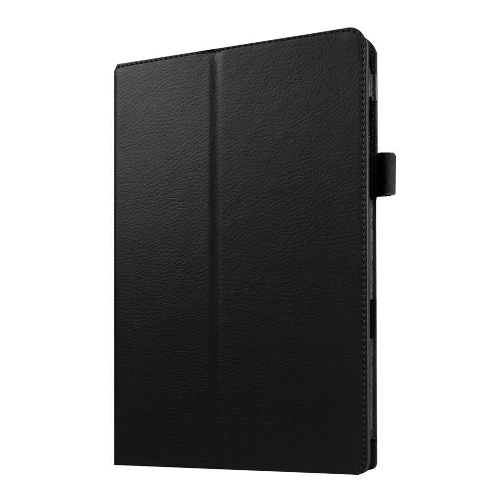Samsung Galaxy Tab E 9.6 Kunstleren hoesje Zwart