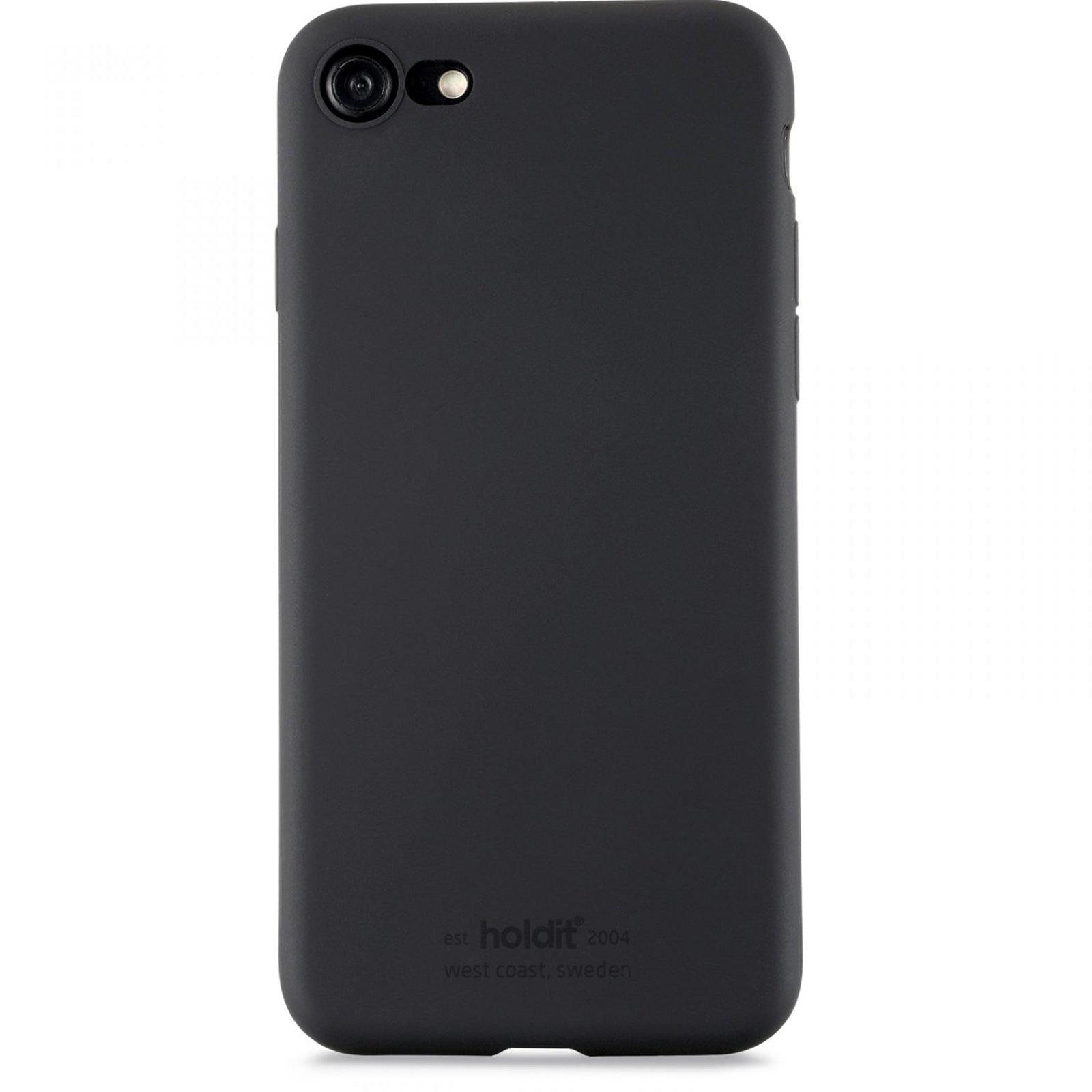 Siliconen hoesje iPhone 7/8/SE Zwart