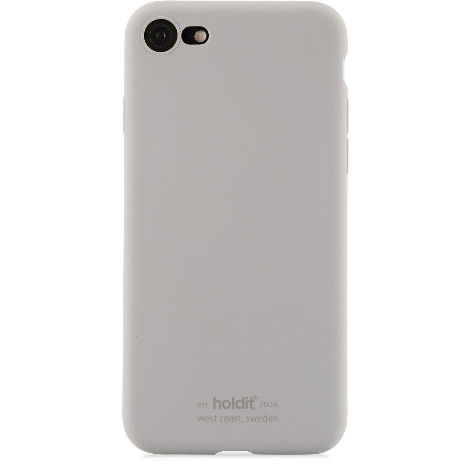 Siliconen hoesje iPhone 8 Taupe