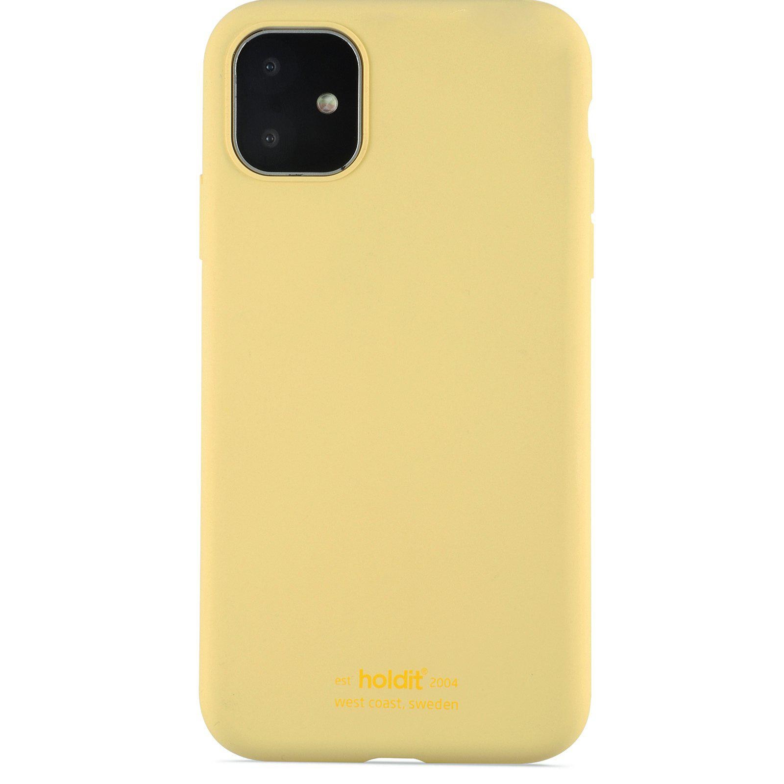 Siliconen hoesje iPhone 11/XR Yellow