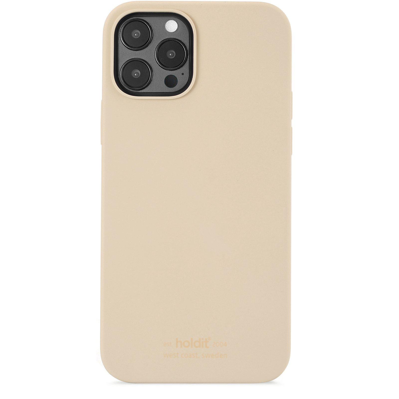 Siliconen hoesje iPhone 12/12 Pro Beige