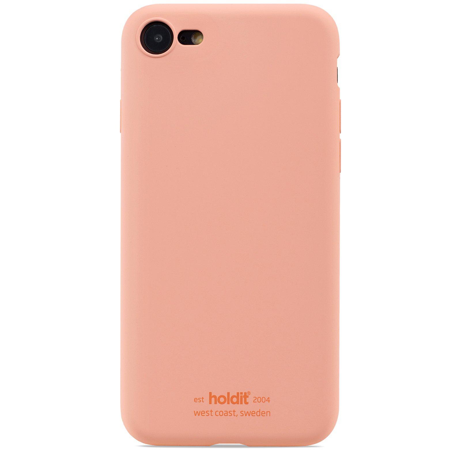 Siliconen hoesje iPhone SE (2020) Pink Peach