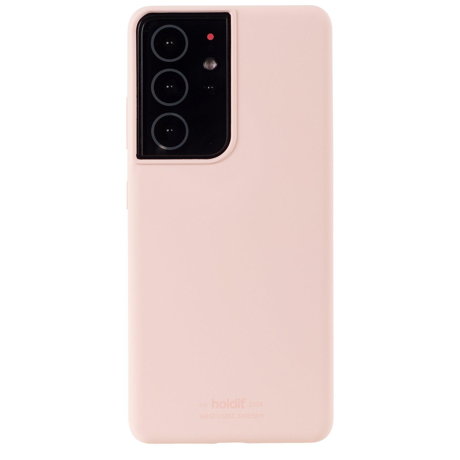 Siliconen hoesje Samsung Galaxy S21 Ultra Blush Pink