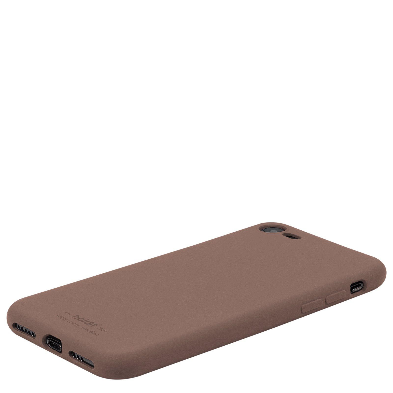 Siliconen hoesje iPhone 7/8/SE Dark Brown