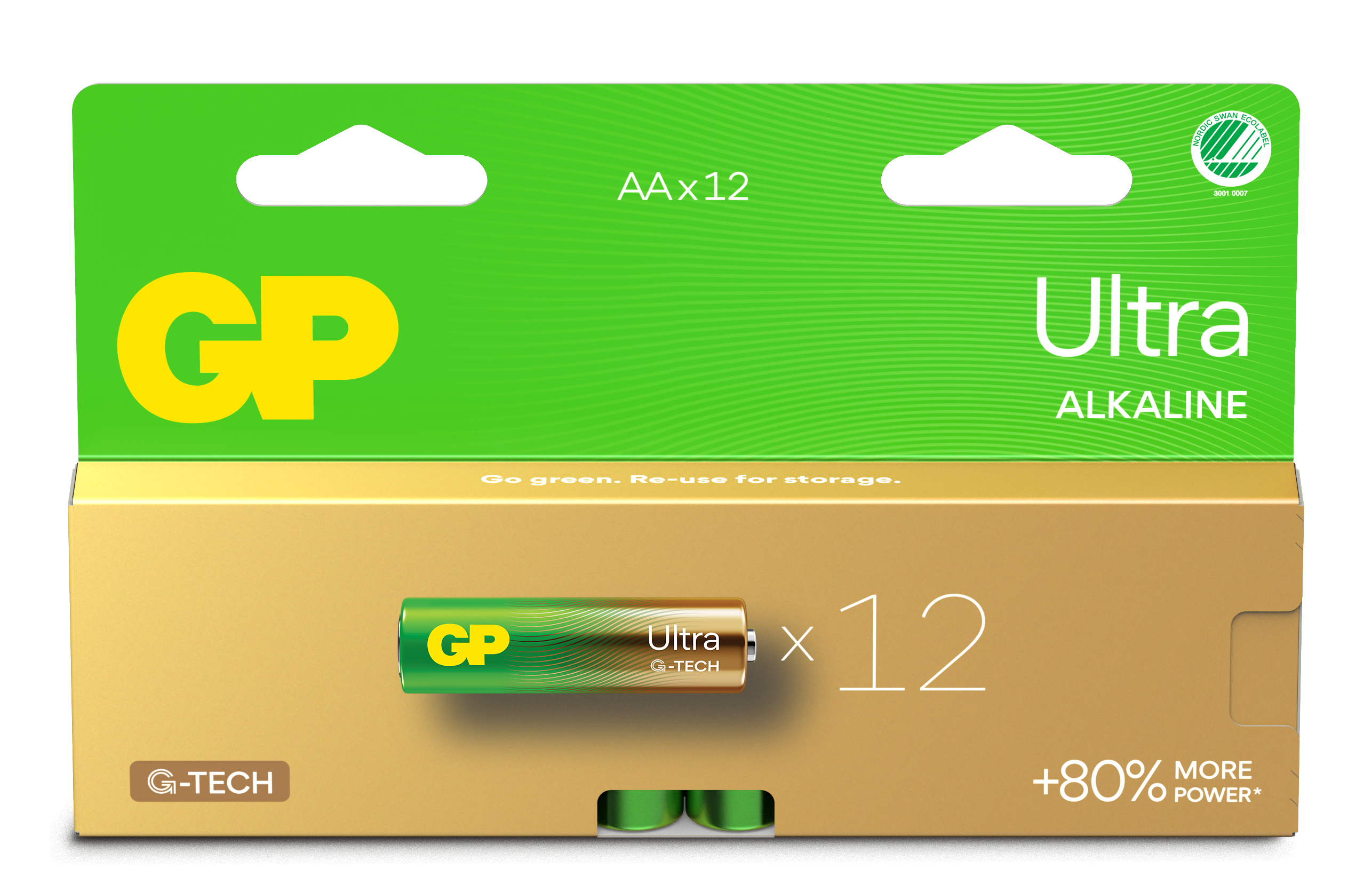 Ultra Alkaline AA-batterij 15AU/LR6 (12-pack)