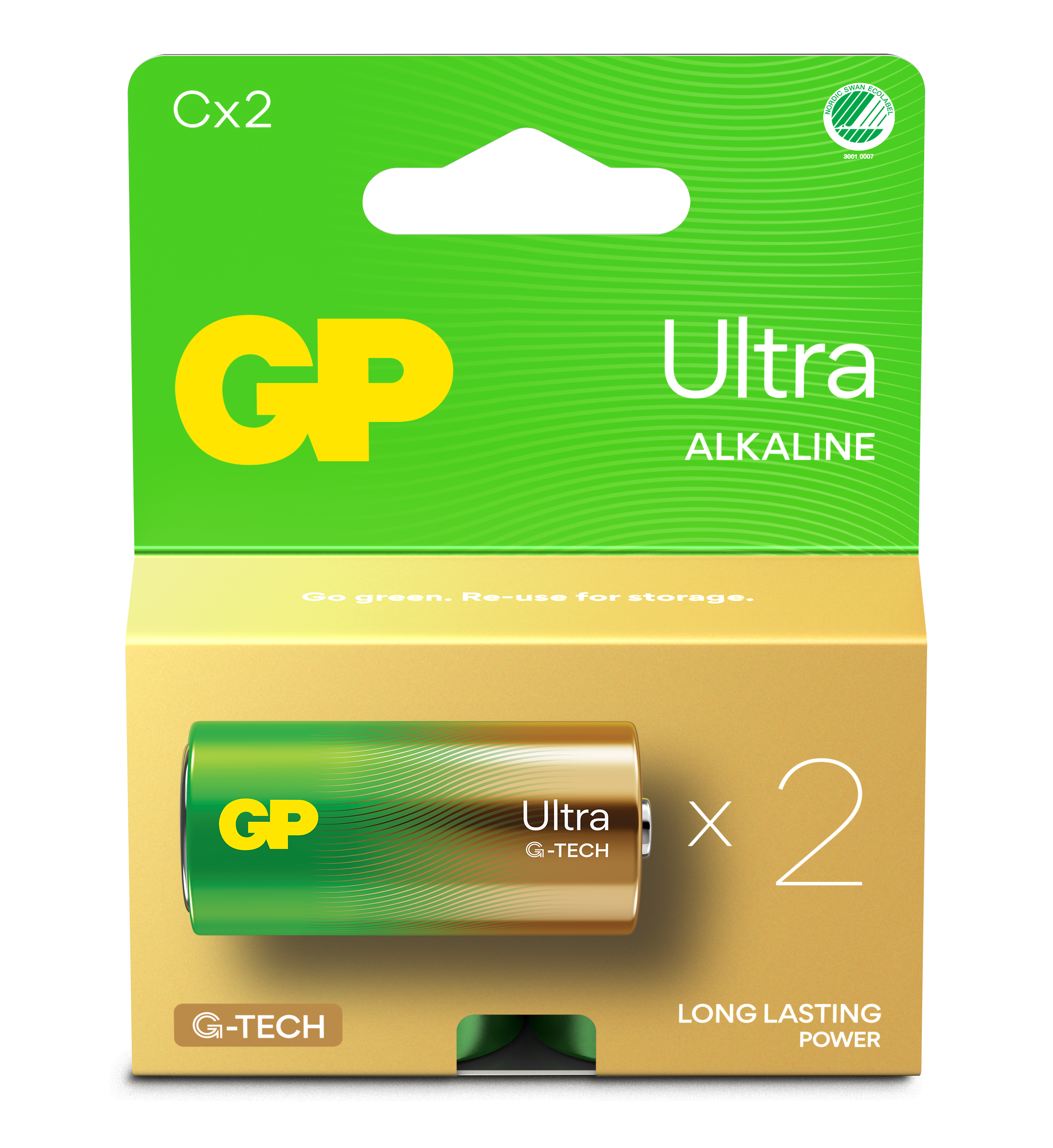 Ultra Alkaline C-batterij 14AU/LR14 (2-pack)