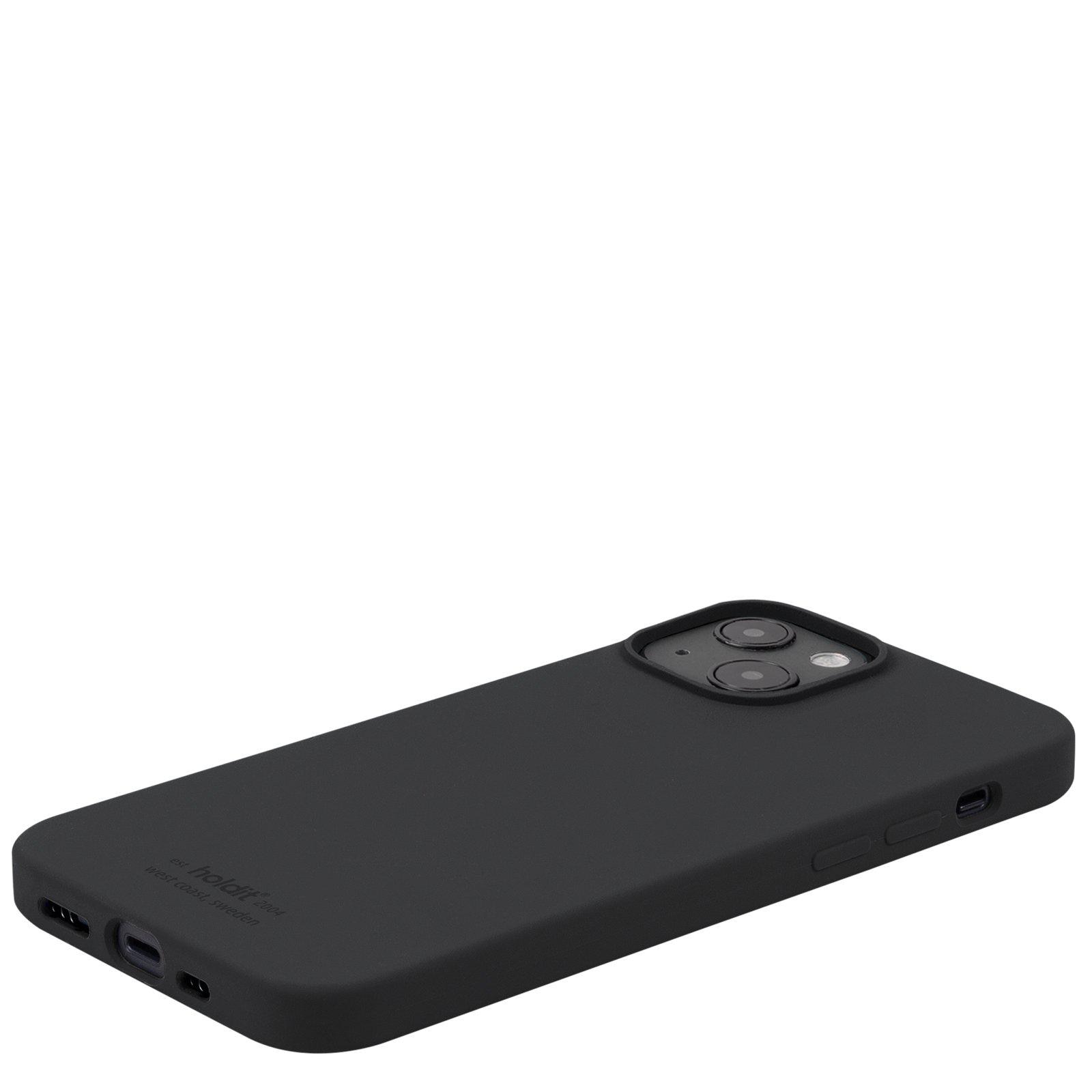 Siliconen hoesje iPhone 13 Mini Zwart