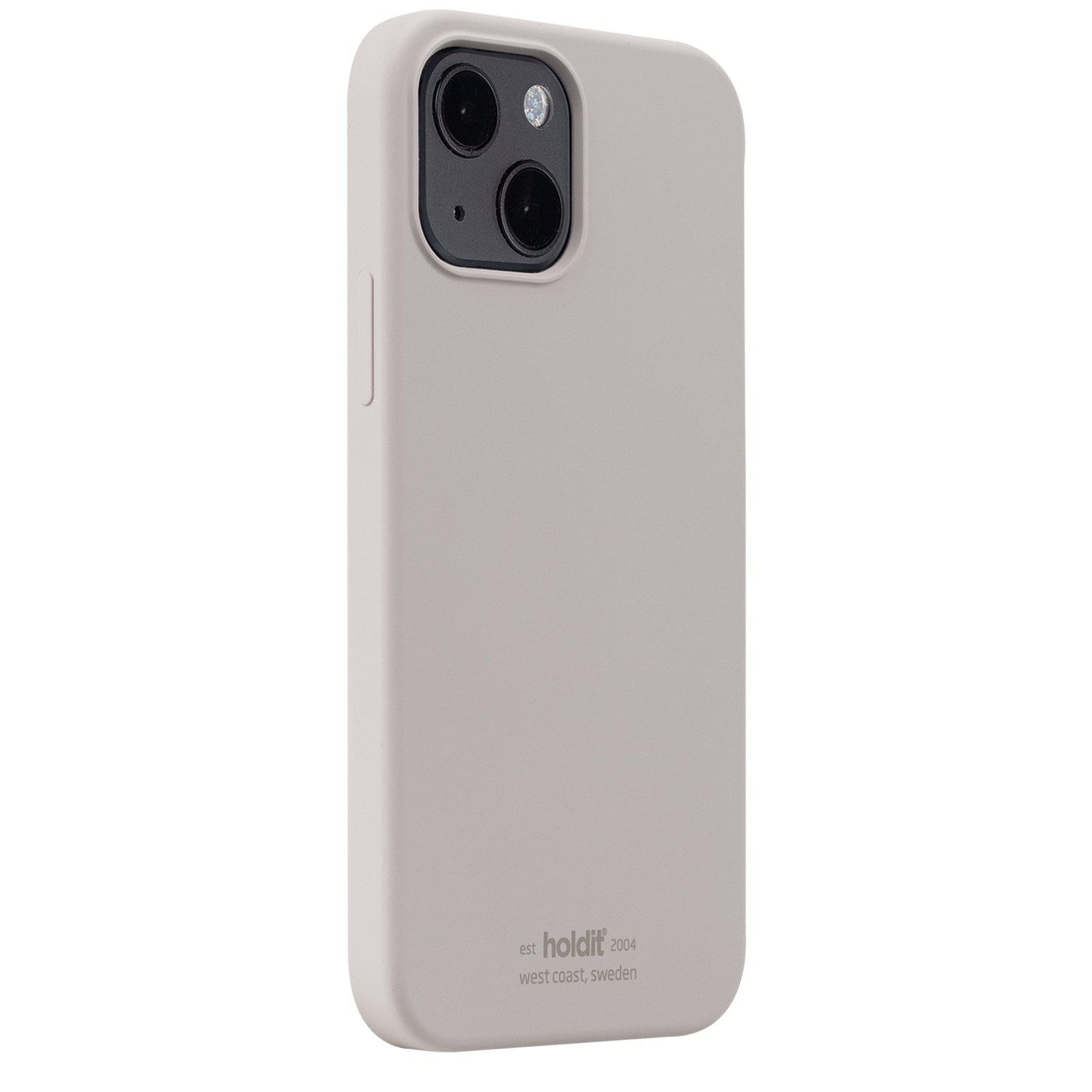 Siliconen hoesje iPhone 13 Mini Taupe