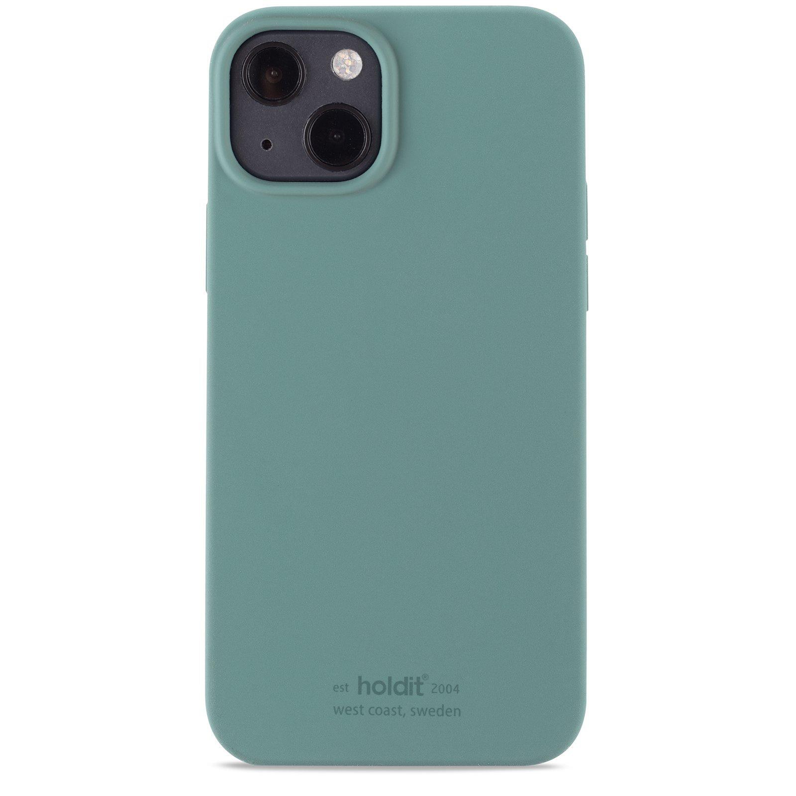 Siliconen hoesje iPhone 13 Mini Moss Green