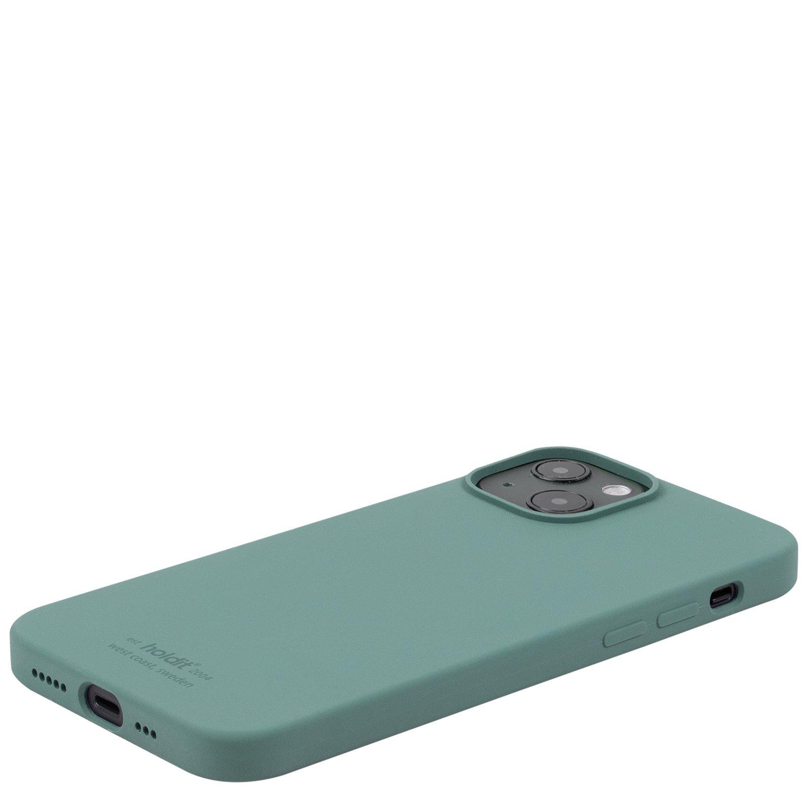 Siliconen hoesje iPhone 13 Moss Green