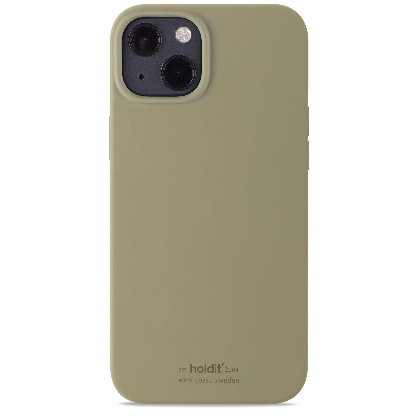 Siliconen hoesje Apple iPhone 13 Groen