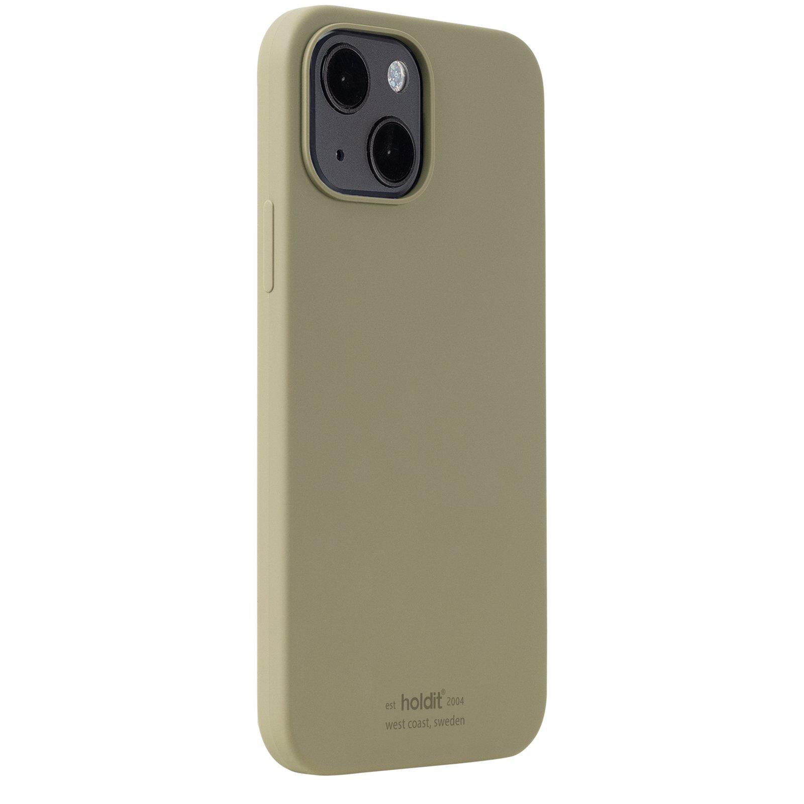 Siliconen hoesje Apple iPhone 13 Groen