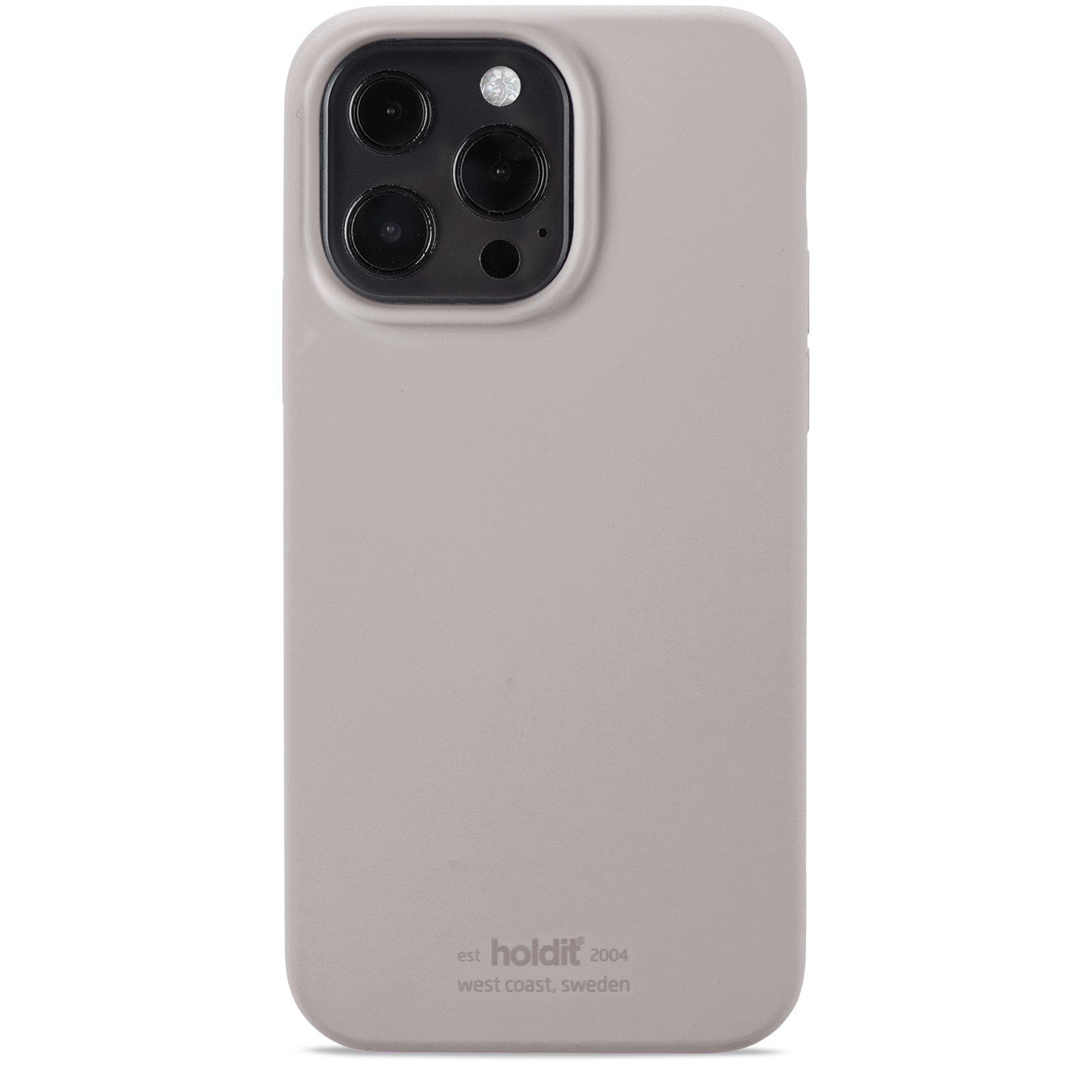 Siliconen hoesje iPhone 13 Pro Taupe