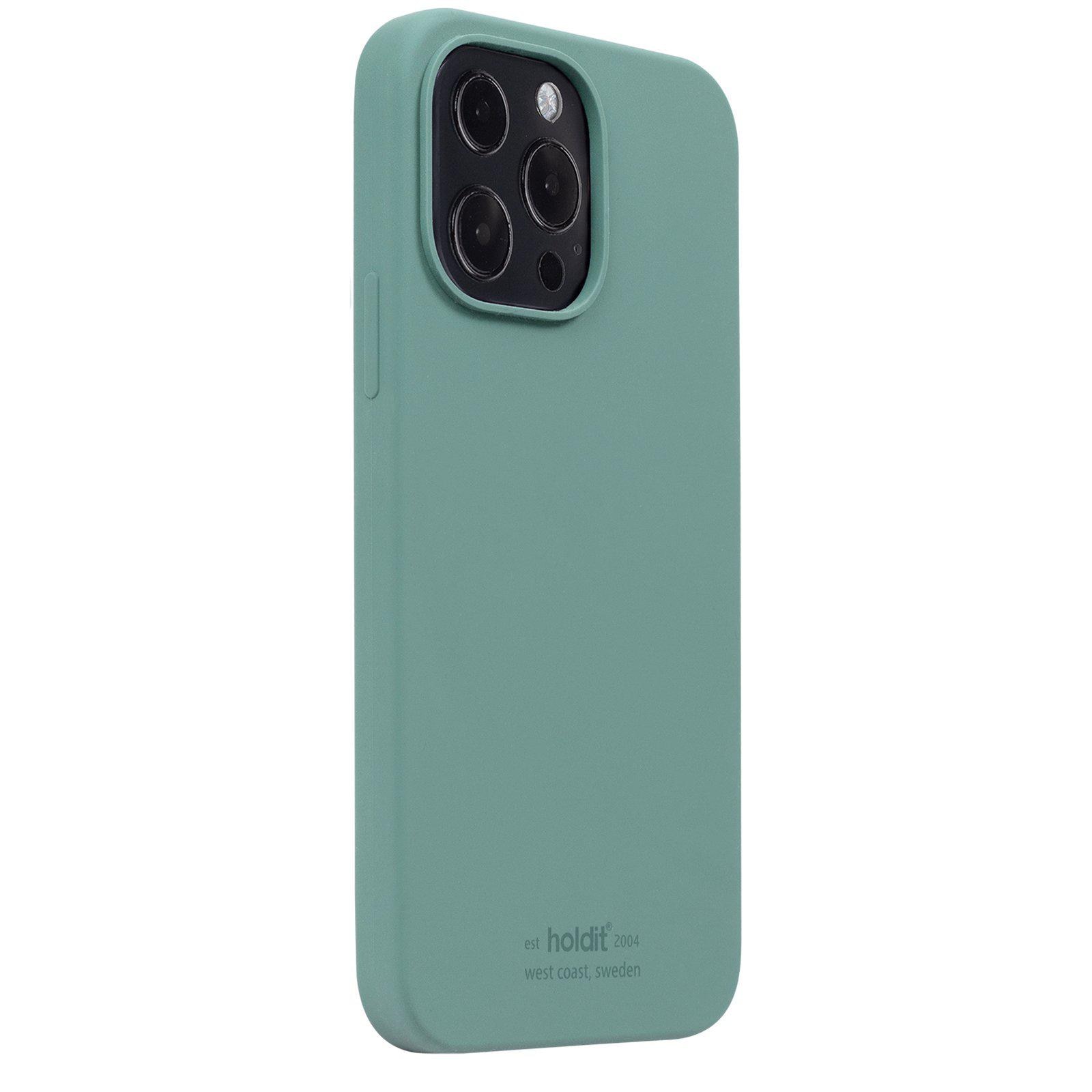 Siliconen hoesje iPhone 13 Pro Moss Green