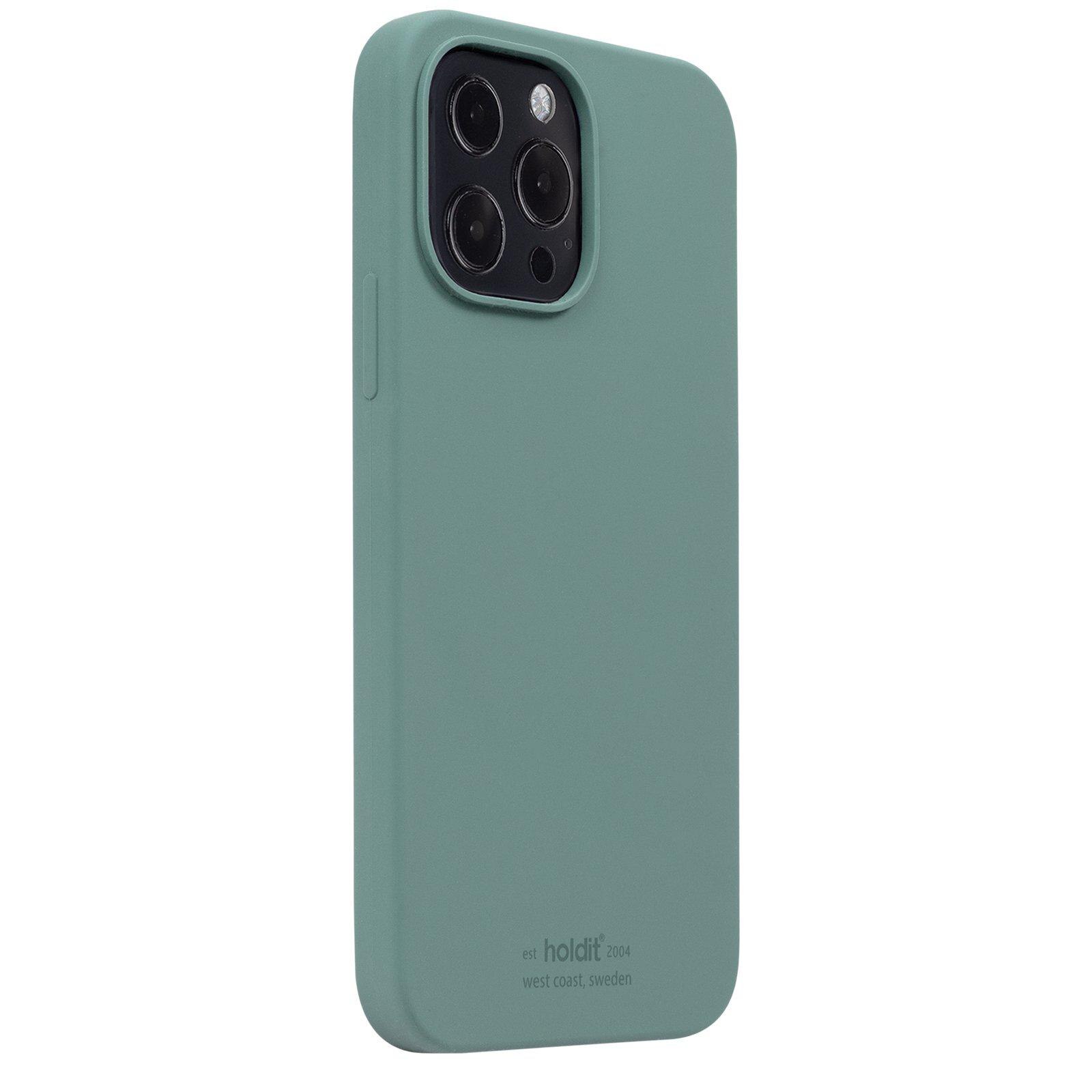 Siliconen hoesje iPhone 14 Pro Moss Green