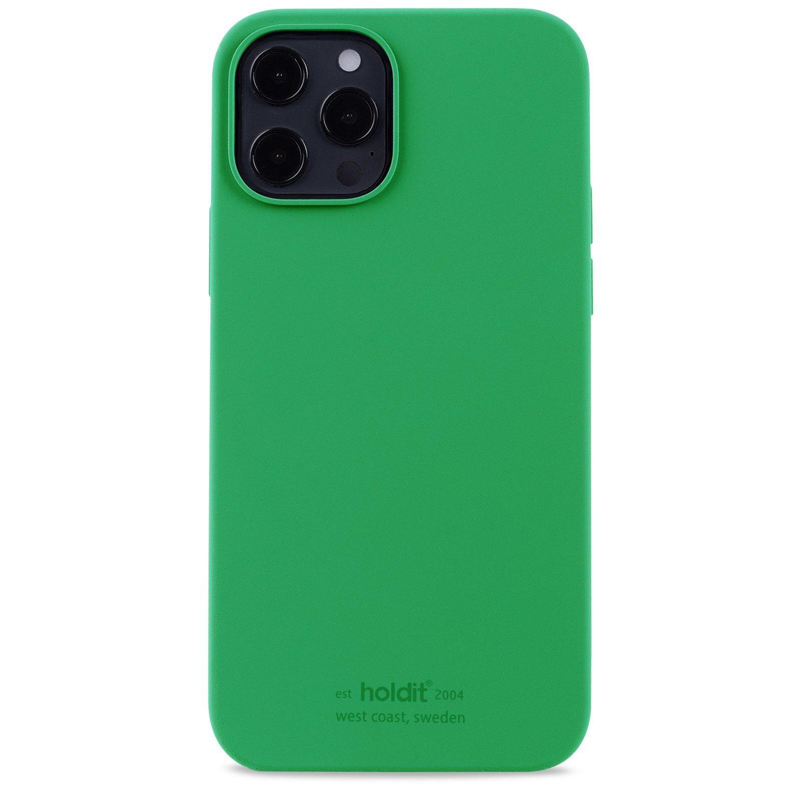 Siliconen hoesje iPhone 12/12 Pro Grass Green