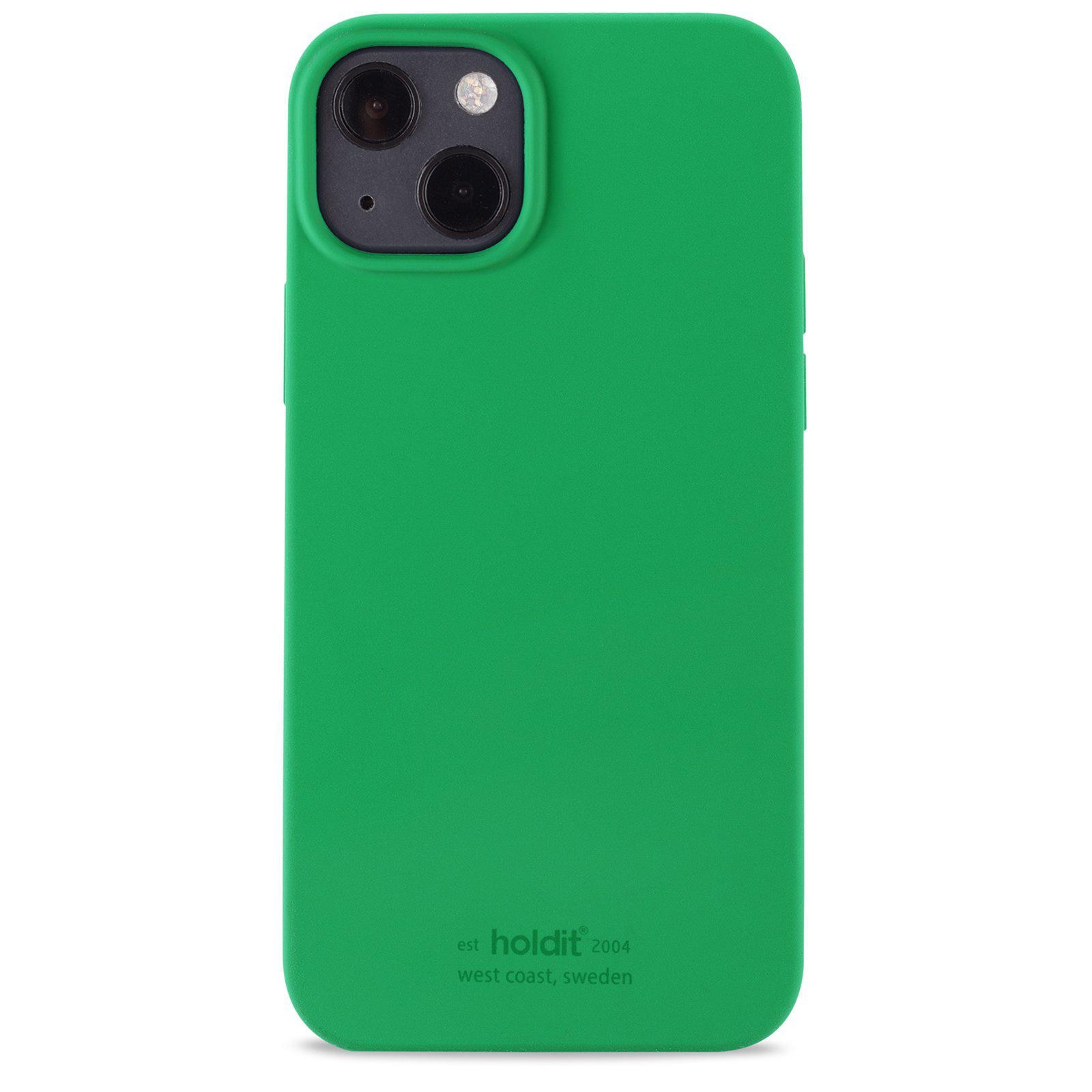 Siliconen hoesje iPhone 13 Grass Green