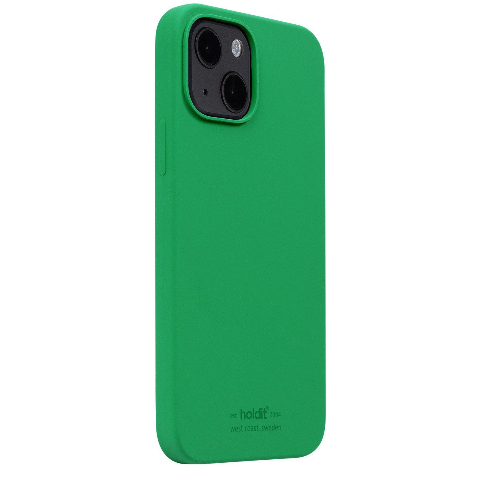 Siliconen hoesje iPhone 13 Grass Green