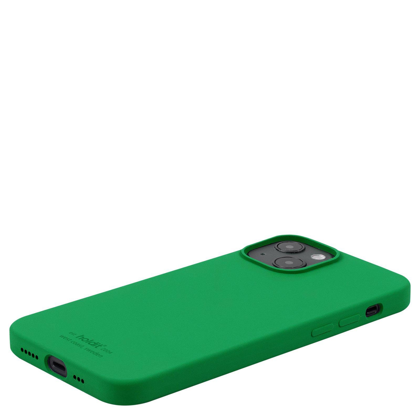 Siliconen hoesje iPhone 13 Grass Green