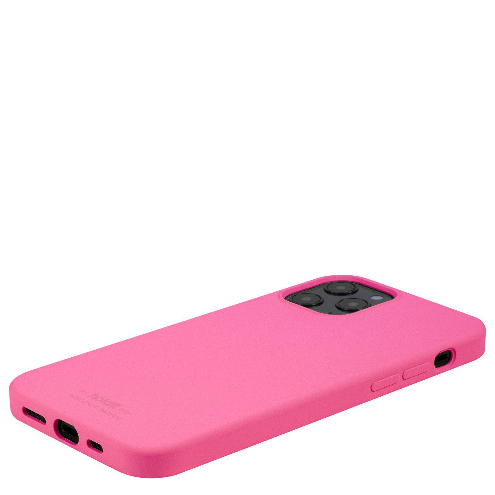 Siliconen hoesje iPhone 12/12 Pro Bright Pink