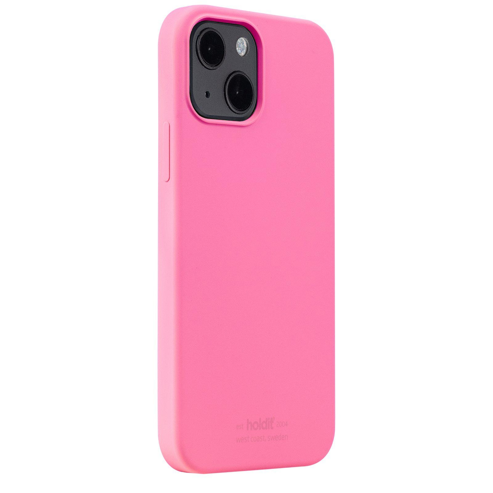 Siliconen hoesje iPhone 13 Bright Pink