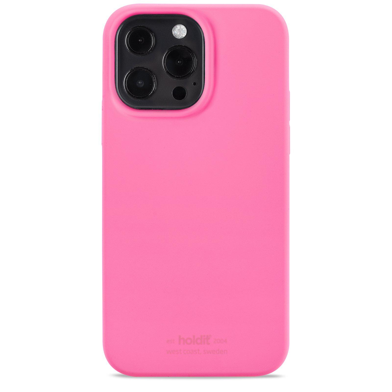 Siliconen hoesje iPhone 13 Pro Bright Pink
