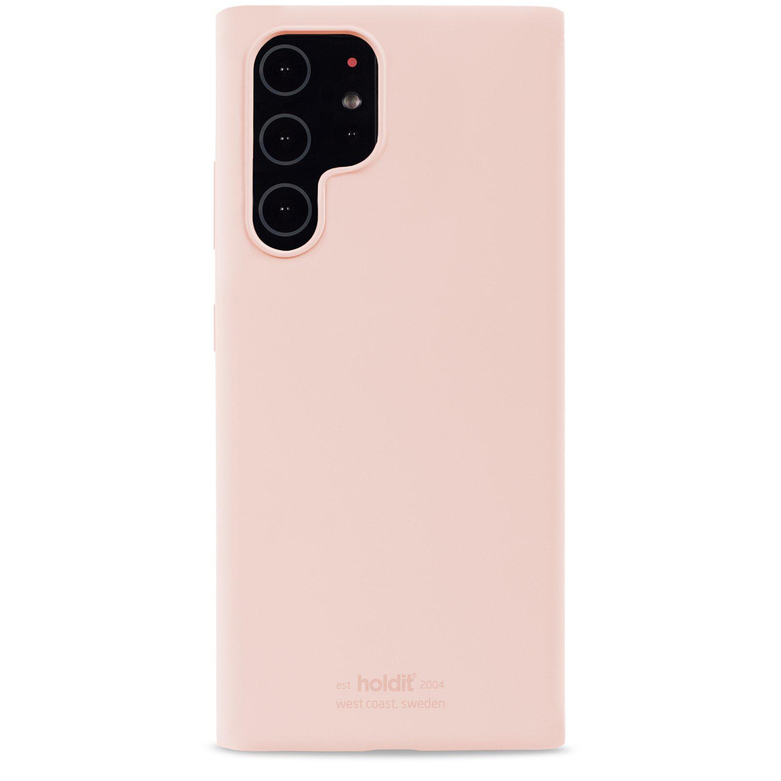 Siliconen hoesje Samsung Galaxy S22 Ultra Roze