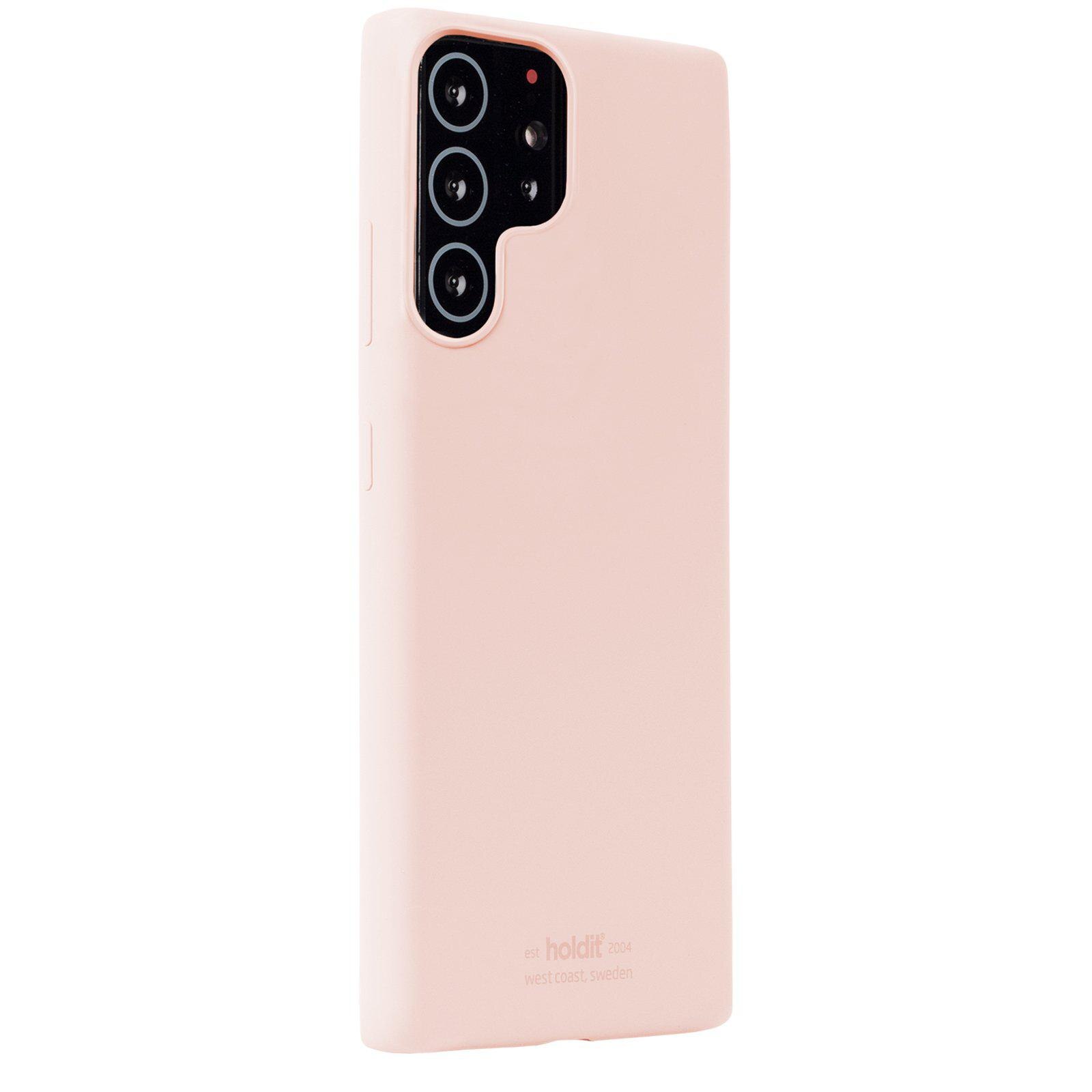 Siliconen hoesje Samsung Galaxy S22 Ultra Roze